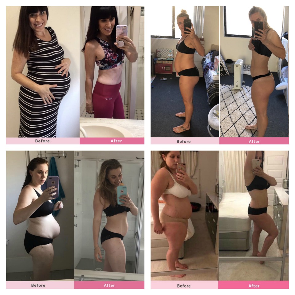 Mums-losing-baby-weight-Healthy-Mummy-Challenge