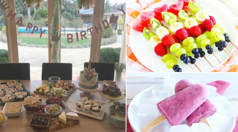 Top tips on how to throw a HEALTHY kids birthday party
