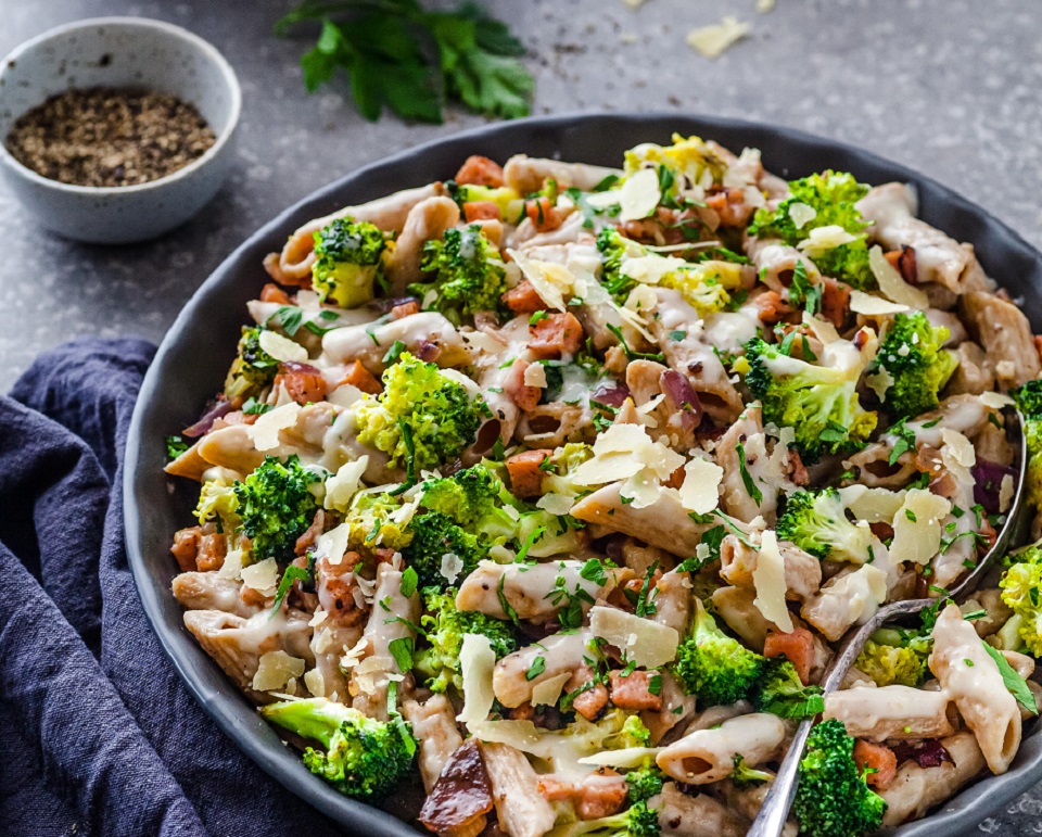 Pasta Alfredo With Broccoli Bacon Recipe Pasta Alfredo With Broccoli Bacon Recipe