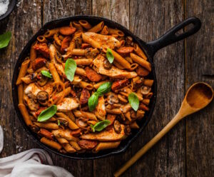 Chicken & Chorizo Pasta