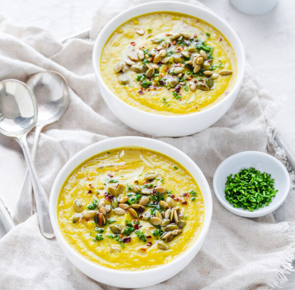 Roasted Cauliflower Recipe | Turmeric Soup | The Healthy Mummy