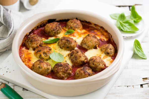 Oven Baked Pork Meatballs Oven Baked Pork Meatballs