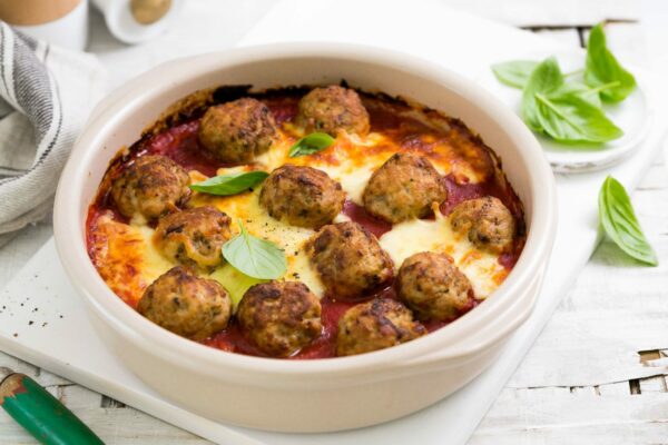 Oven Baked Pork Meatballs