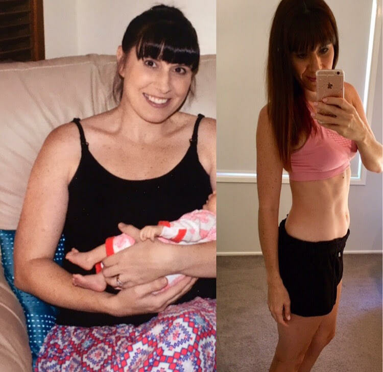 Leah loses weight and tones and flattens her tummy.