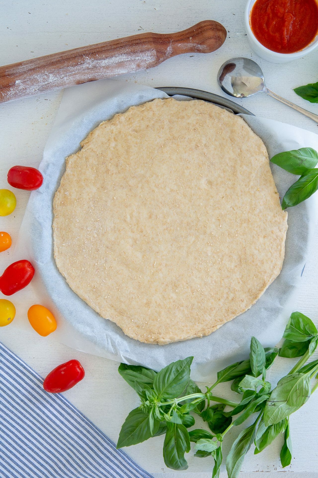 Wholemeal Pizza Base (2 ingredients), Recipe