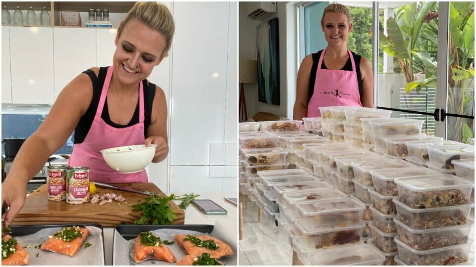 Cicily made 281 meals and snacks - and it only took her 4 hours!