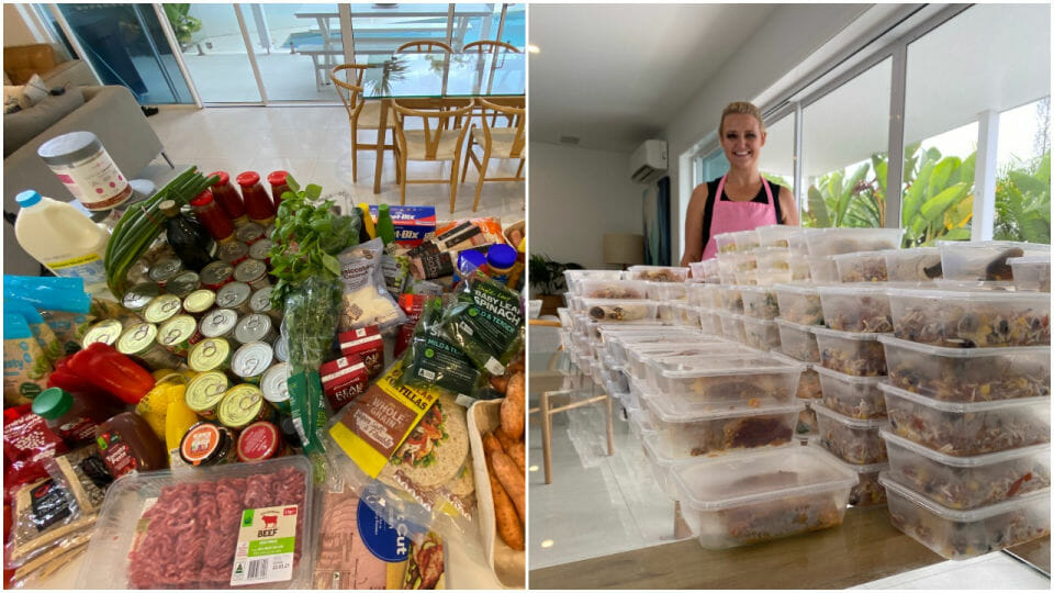 Cicily made 281 meals and snacks - and it only took her 4 hours!