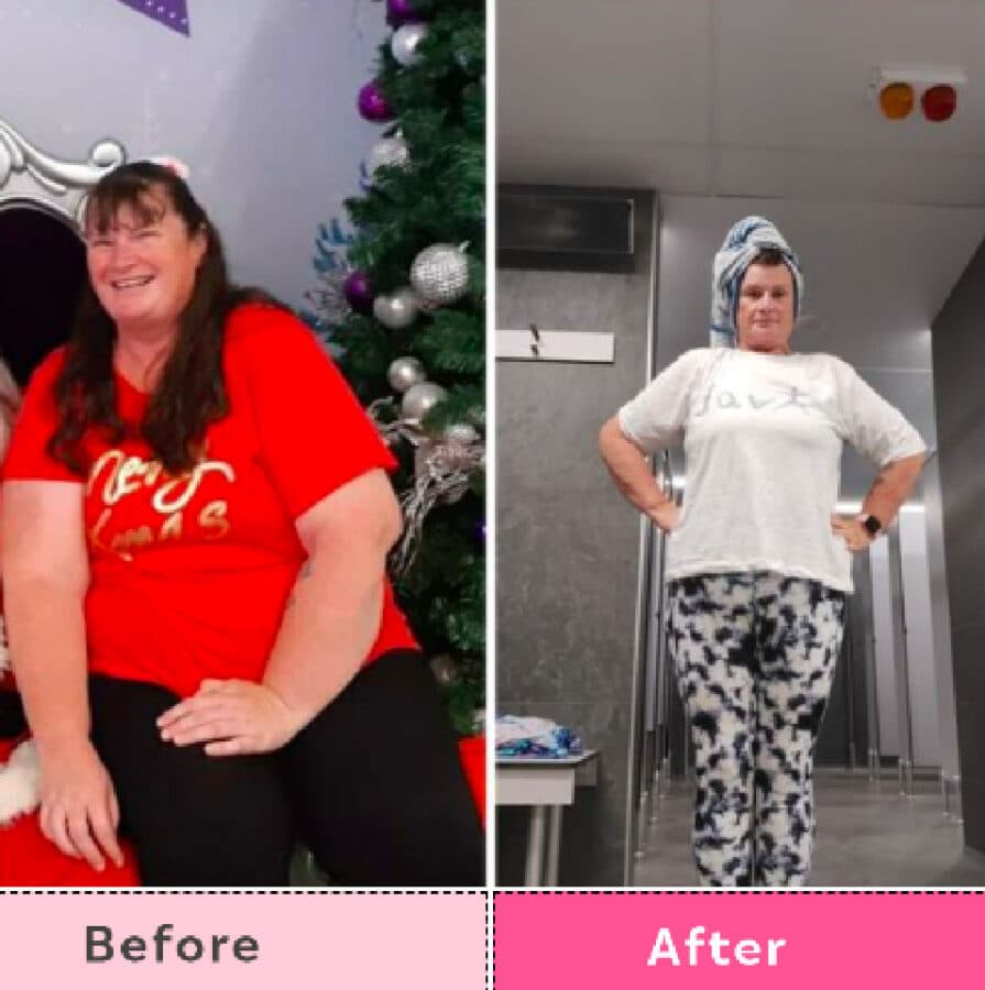 Granny loses almost 52kg in 12 months and goes from a size 26 down to a size 16