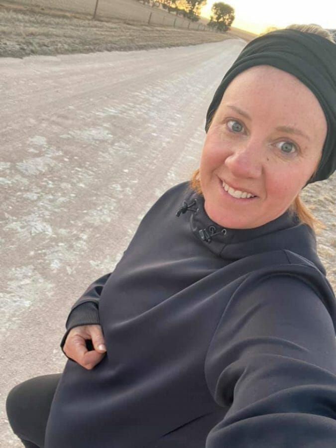 How Hannah, who has lost 35kg, finds motivation to exercise in winter