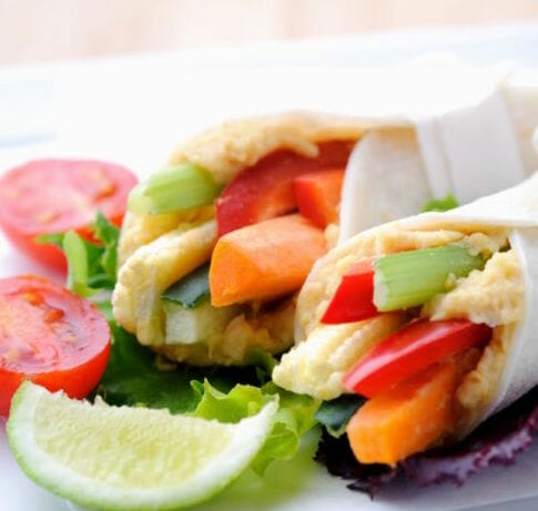 Healthy Vegetable Wraps