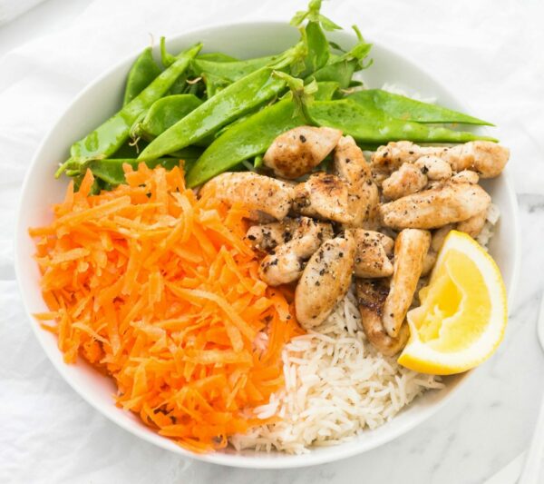 Ginger Chicken Rice Bowl