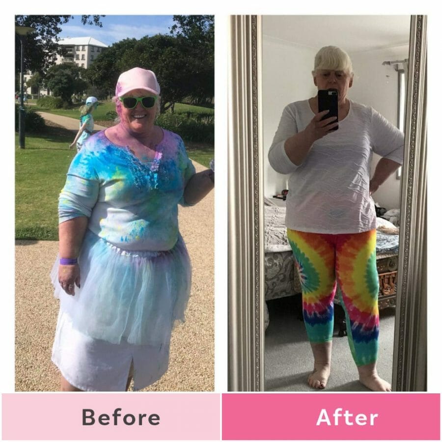 Hazel has lost 27kg and no longer needs to be on blood pressure medication