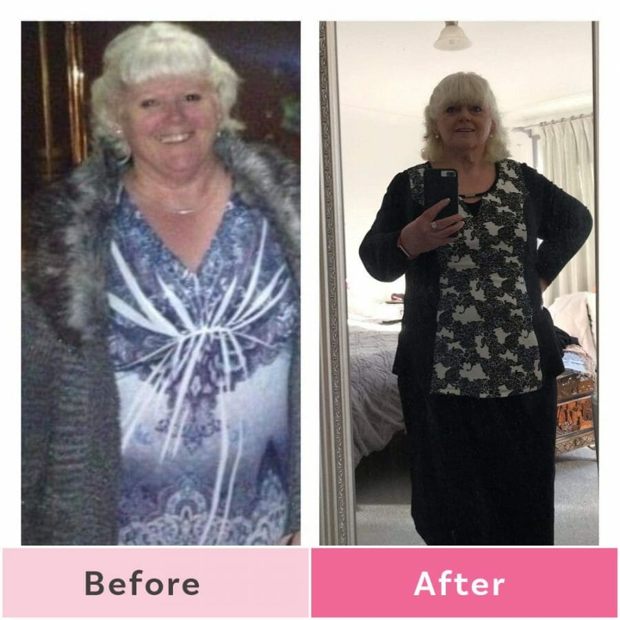 Hazel has lost 27kg and no longer needs to be on blood pressure medication