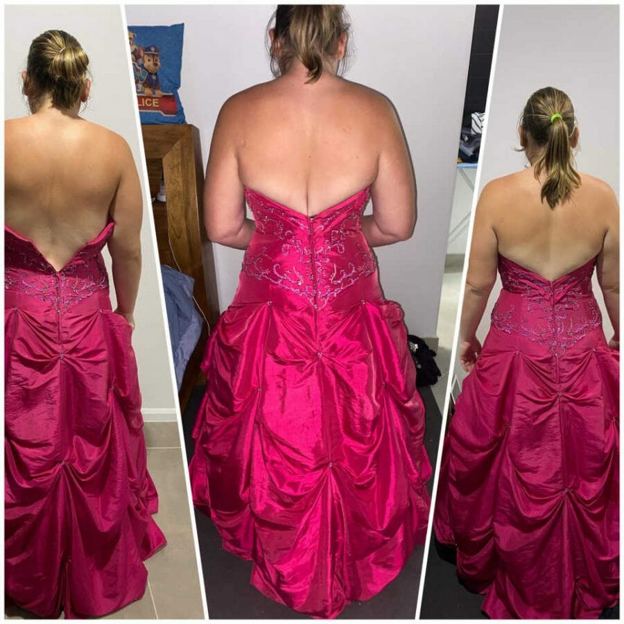 Mum loses over 10kg in 12 weeks and is able to fit back into her dress!