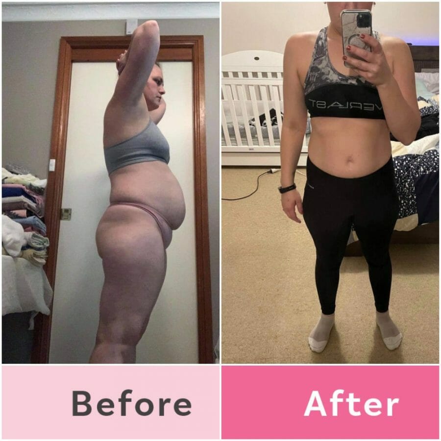 How this mum lost nearly 25kg and managed to reduce the appearance of her muscle separation