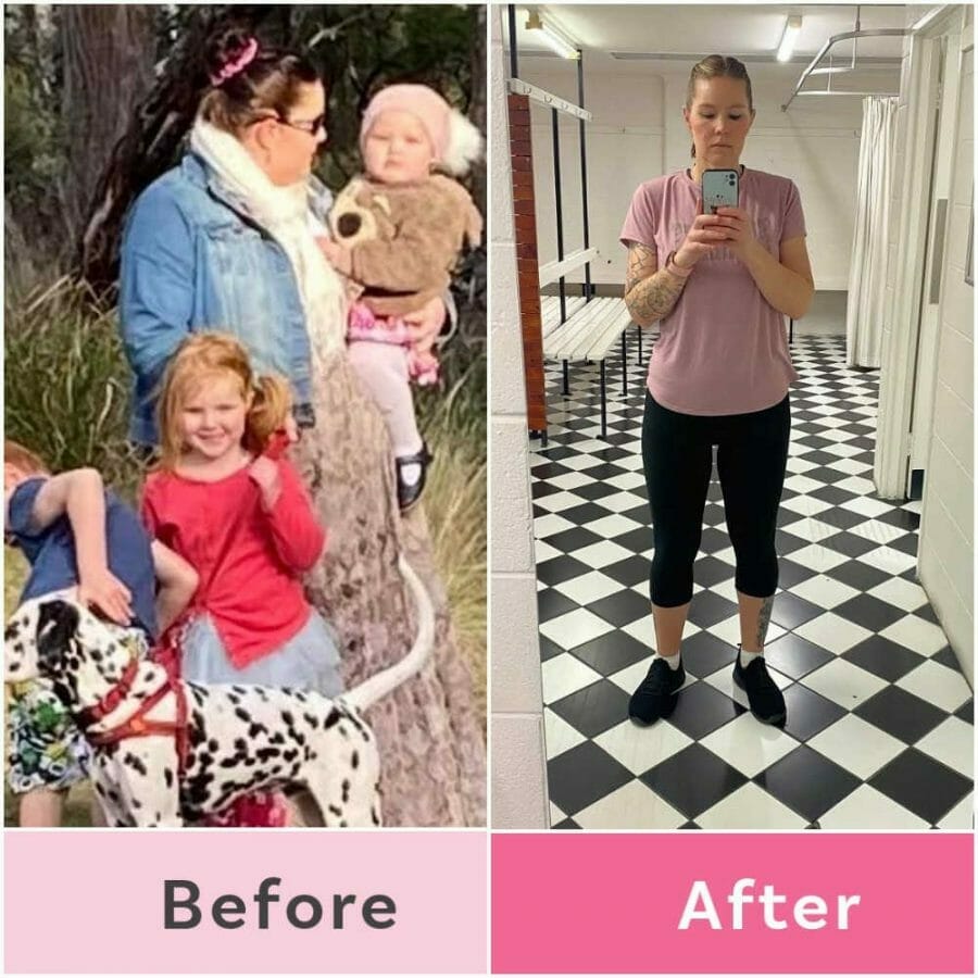 This mum-of-eight has lost 46kg in 10 months!