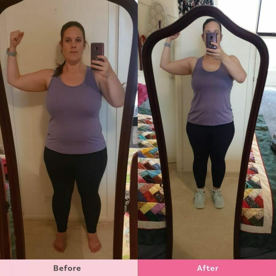 Vanessa Teakle 7.3 kilo weight loss on the 12 week challenge