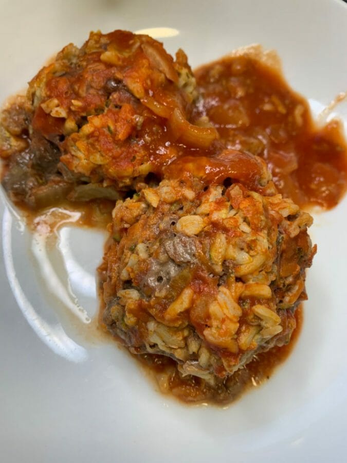 RECIPE HACK: Slow Cooked Porcupine Meatballs