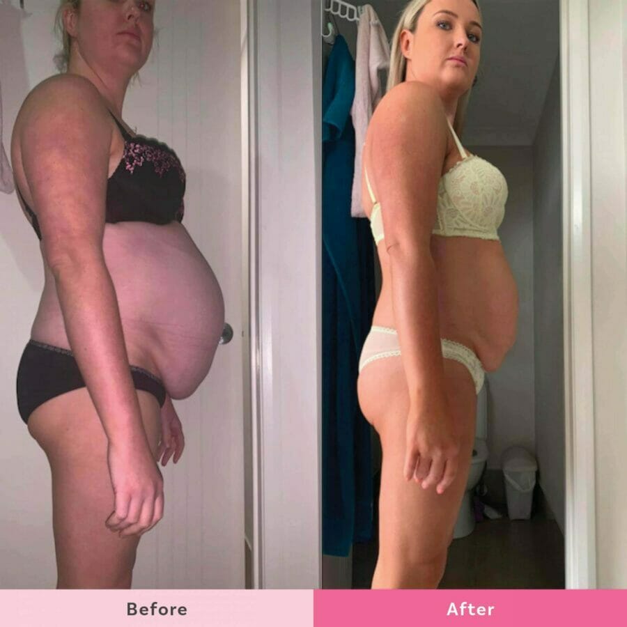 Transformation Kayla Bennie 4kg