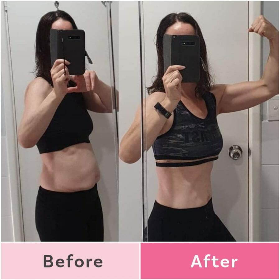 How Cassie lost over 5kg and 27.5cm mostly from her hips and tummy in JUST 12 weeks