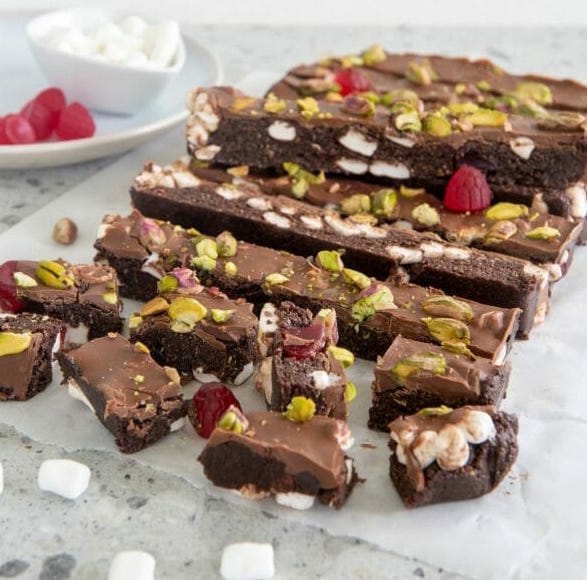 Rocky-Road Weetbix Slice