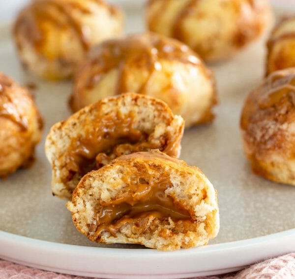 Air Fried Biscoff Donut Balls only 61 calories each