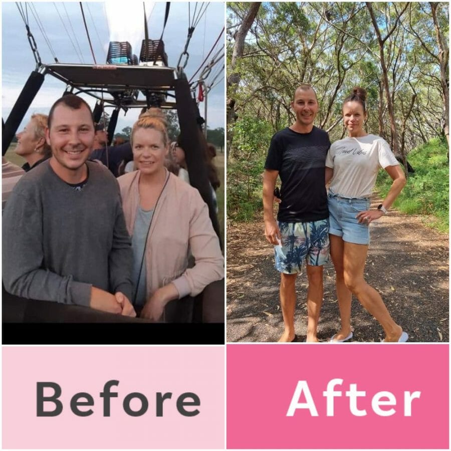 How Ashana and Matt broke those ‘bad couple eating habits’ and lost 47kg