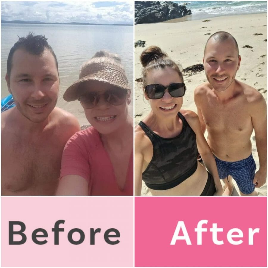 How Ashana and Matt broke those ‘bad couple eating habits’ and lost 47kg