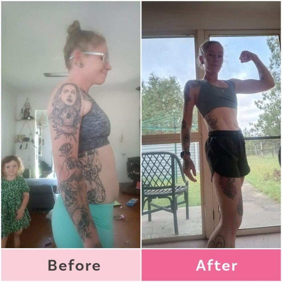 How this mum gained muscle and reduced her body fat