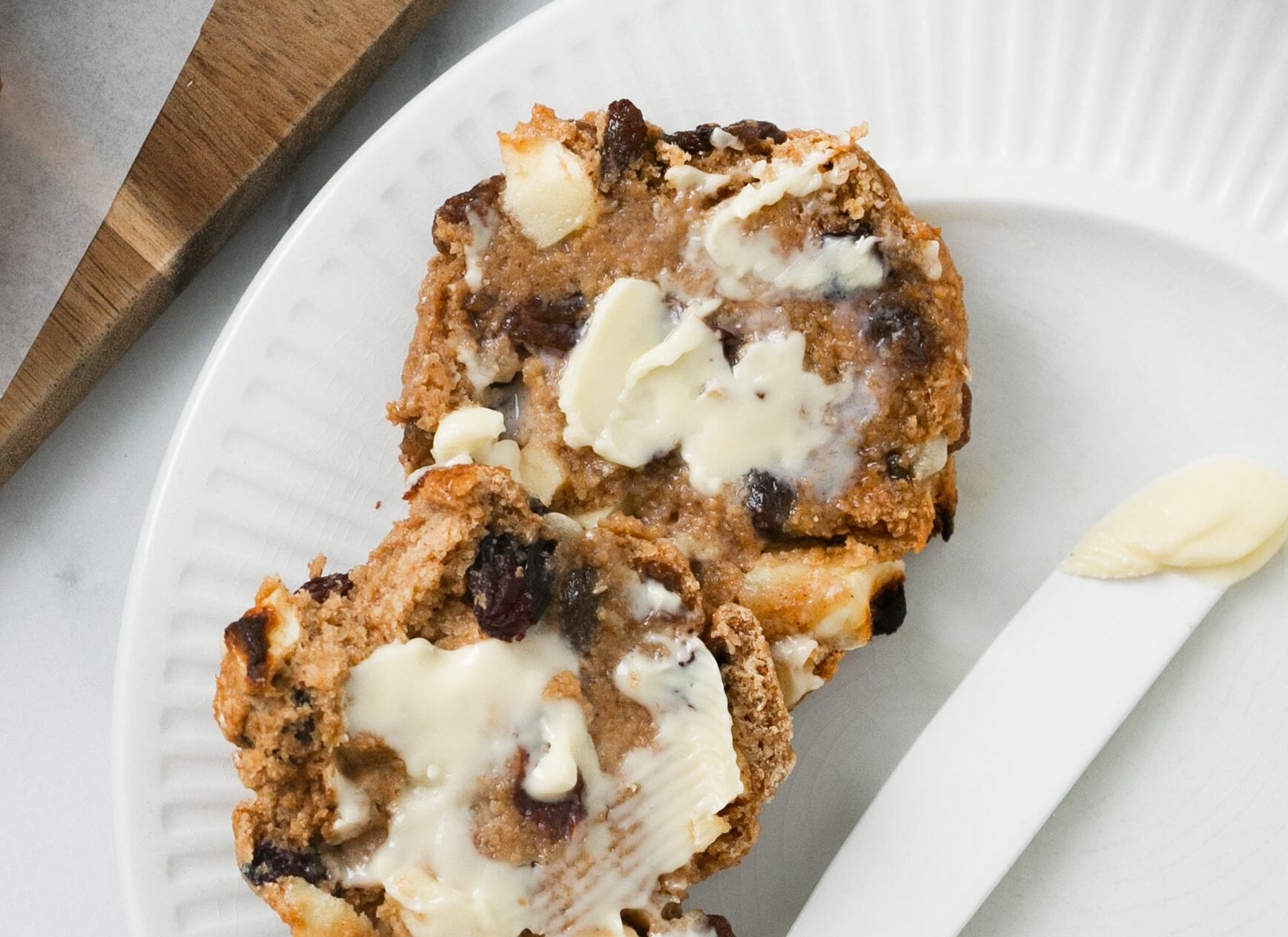 healthier hot cross buns