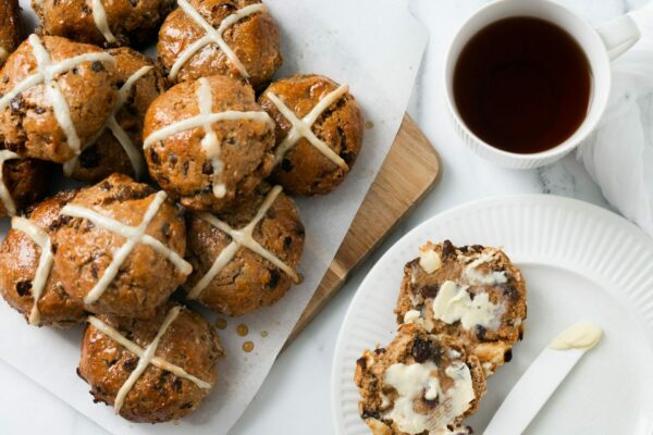 Healthier Hot Cross Buns