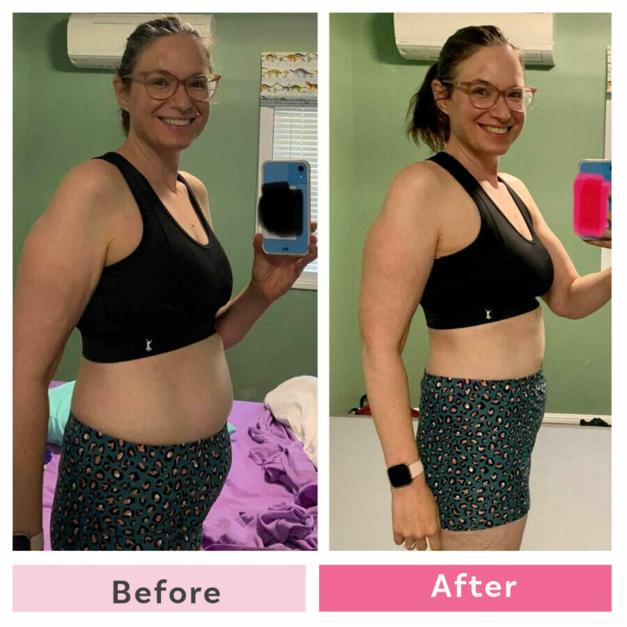 Gemma has lost 3.4kg in 8 weeks!