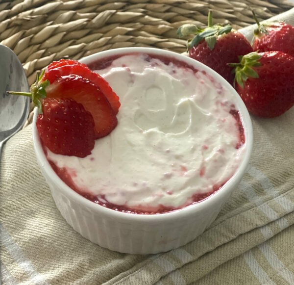 Strawberries and Cream Overnight Weetbix