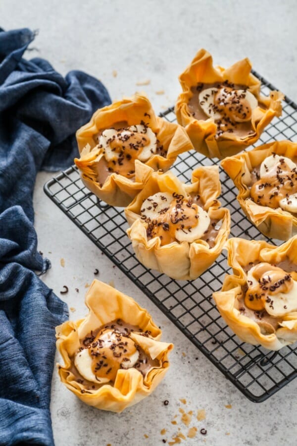 Peanut Butter & Banana Pies