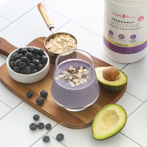 Nutritional Avo-Berry Pregnancy Smoothie