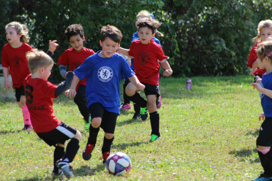 ONLY HALF of six-year-olds are getting enough exercise each day