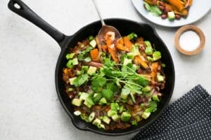 loaded sweet potatoes