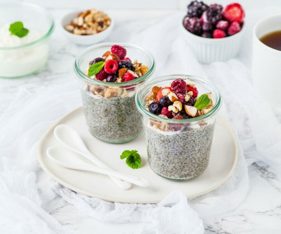 Nut and Berry Chia Porridge