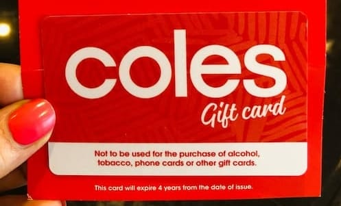 coles voucher