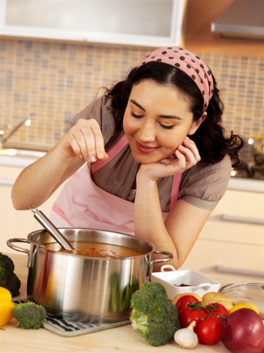 lady cooking